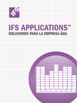 CATALOGO IFS - Folleto IFS Applications