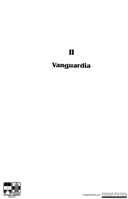 Parte 2. Vanguardia - Biblioteca Enrique Bolaños