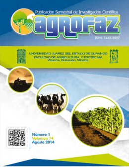 "Agrofaz". (Archivo en formato pdf - 2.9 MB) - FAZ-UJED