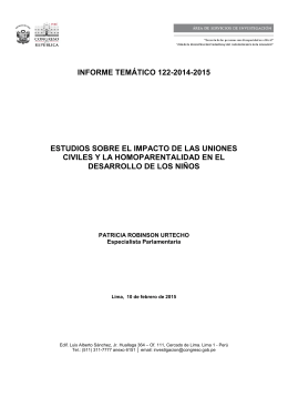 informe temático 122-2014-2015 estudios sobre el impacto de las