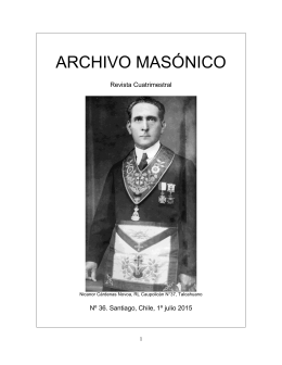 archivo masónico n°36 - Manuel Romo