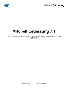 Mitchell Estimating 7.1