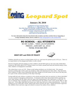 Leopard Spot - Loring School