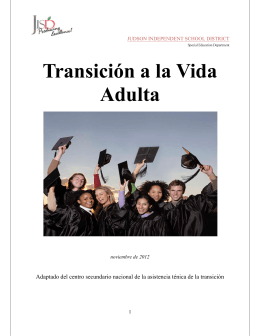Transición a la Vida Adulta - Judson Independent School District
