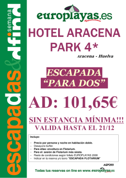 HOTEL ARACENA PARK 4*