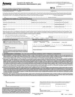 IBO Registration Agreement - US Spanish LSS622Z
