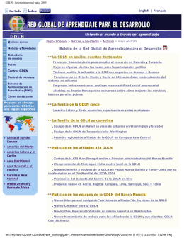 GDLN - World Bank Internet Error Page AutoRedirect