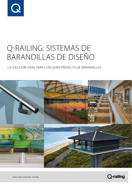 Q-RAILING: SISTEMAS DE BARANDILLAS DE DISEÑO