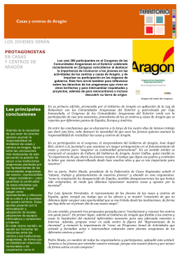 casas y centros de Aragón