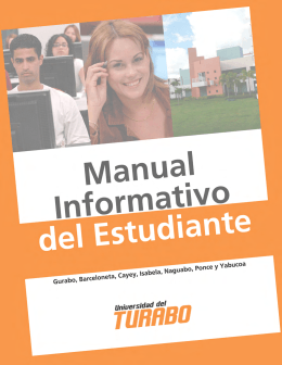 Manual del estudiante - Sistema Universitario Ana G. Méndez