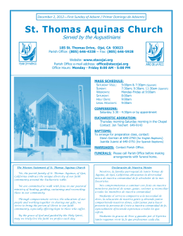 St. Thomas Aquinas Church - St. Thomas Aquinas Catholic Church