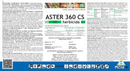 ASTER 360 CS herbicida