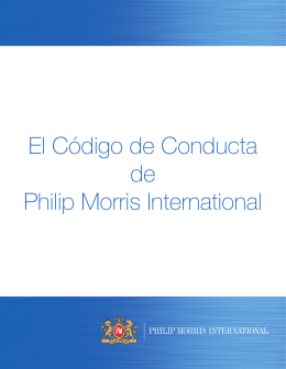 El Código de Conducta de Philip Morris International