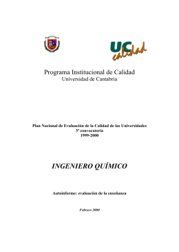 Autoinforme - Universidad de Cantabria