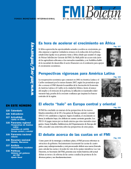 Boletín del FMI, 27 de noviembre de 2006