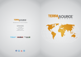 folleto corporativo - TerraSource Global
