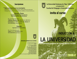 FOLLETO DE INDUCCION.cdr - Facultad de Pedagogía e