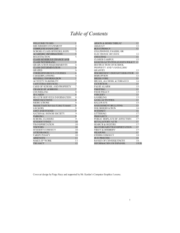 Table of Contents - Summit School District