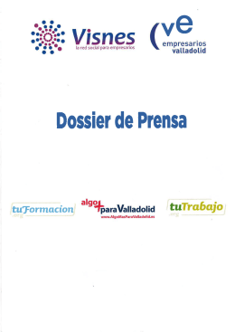 Dossier de Prensa - Confederación Vallisoletana de Empresarios