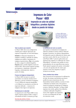 Impresora de Color Phaser™ 480X