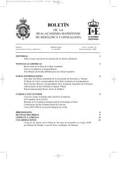 Boletín nº 56 (Tercer Trimestre 2005).