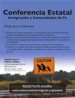 Haga clic aquí para descargar un folleto del evento (español)