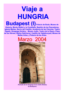 Viaje a Hungria Budapest _I_