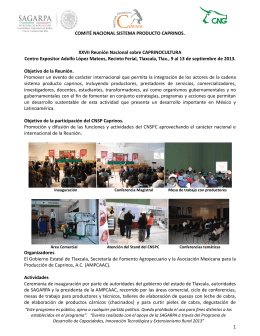 XXVII Reunión Nacional sobre Caprinocultura. Centro