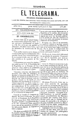 Año III, núm. 487, viernes 19 de junio de 1891