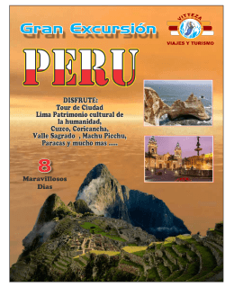 Plan Perú - Vitteza Travel Agencia Viajes Planes Paquetes