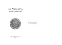 La Masonería. Leyenda, Historia y Mito