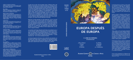 Europa despues de Europa - Academia Europea de Ciencias y