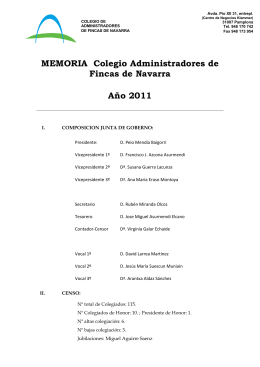 Navarra - consejo general de colegios de administradores de fincas