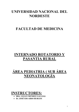 Información para Pediatría-Neonatología