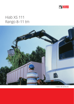 Hiab XS 111 Rango 8–11 tm