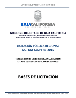 bases - Gobierno del Estado de Baja California