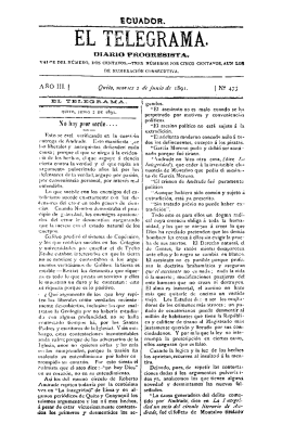 Año III, núm. 473, martes 2 de junio de 1891