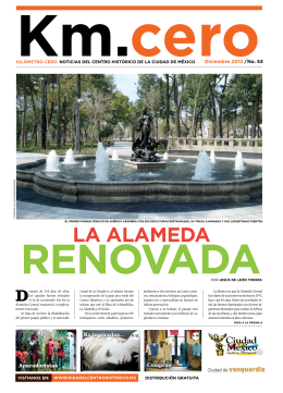 lA AlAmeDA - Guía del Centro Histórico de la Ciudad de México
