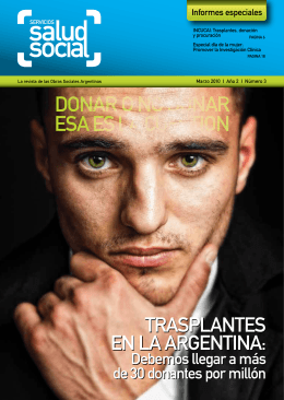 Revista Salud Social Año 2 Nro. 3
