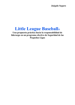 Juégalo Seguro - Little League Online