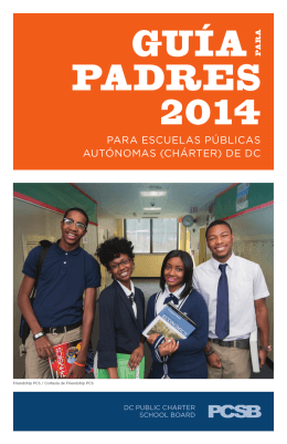 GUÍA PA PADRES 2014 - District of Columbia Public Charter School