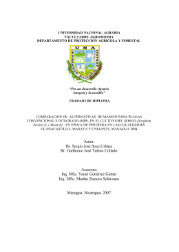 tesis enumerada - cenida - Universidad Nacional Agraria