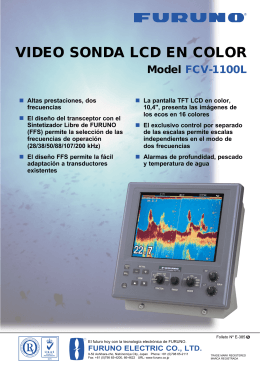 Model FCV-1100L VIDEO SONDA LCD EN COLOR