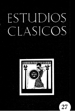 27 - Sociedad Española de Estudios Clásicos
