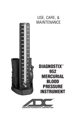 diagnostixtm 952 mercurial blood pressure instrument