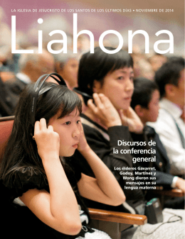 Noviembre de 2014 Liahona - The Church of Jesus Christ of Latter