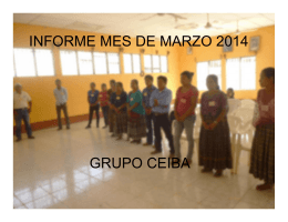 Informe Juventud Marzo 2014