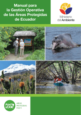 Manual para la Gestión Operativa de las Áreas Protegidas de Ecuador