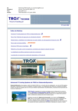 TROX Newsletter nº12