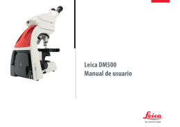 Leica DM500 Manual de usuario